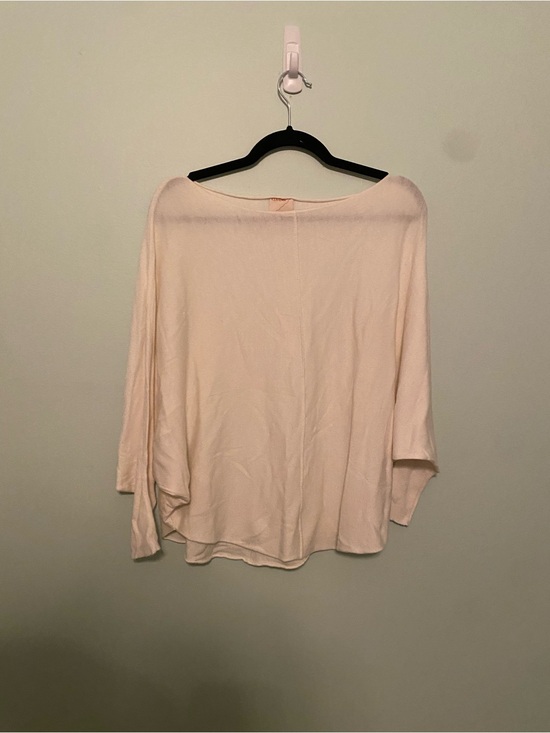 Kerisma Tops - Kerisma Soft Boatneck Tunic Top in Pale Cream